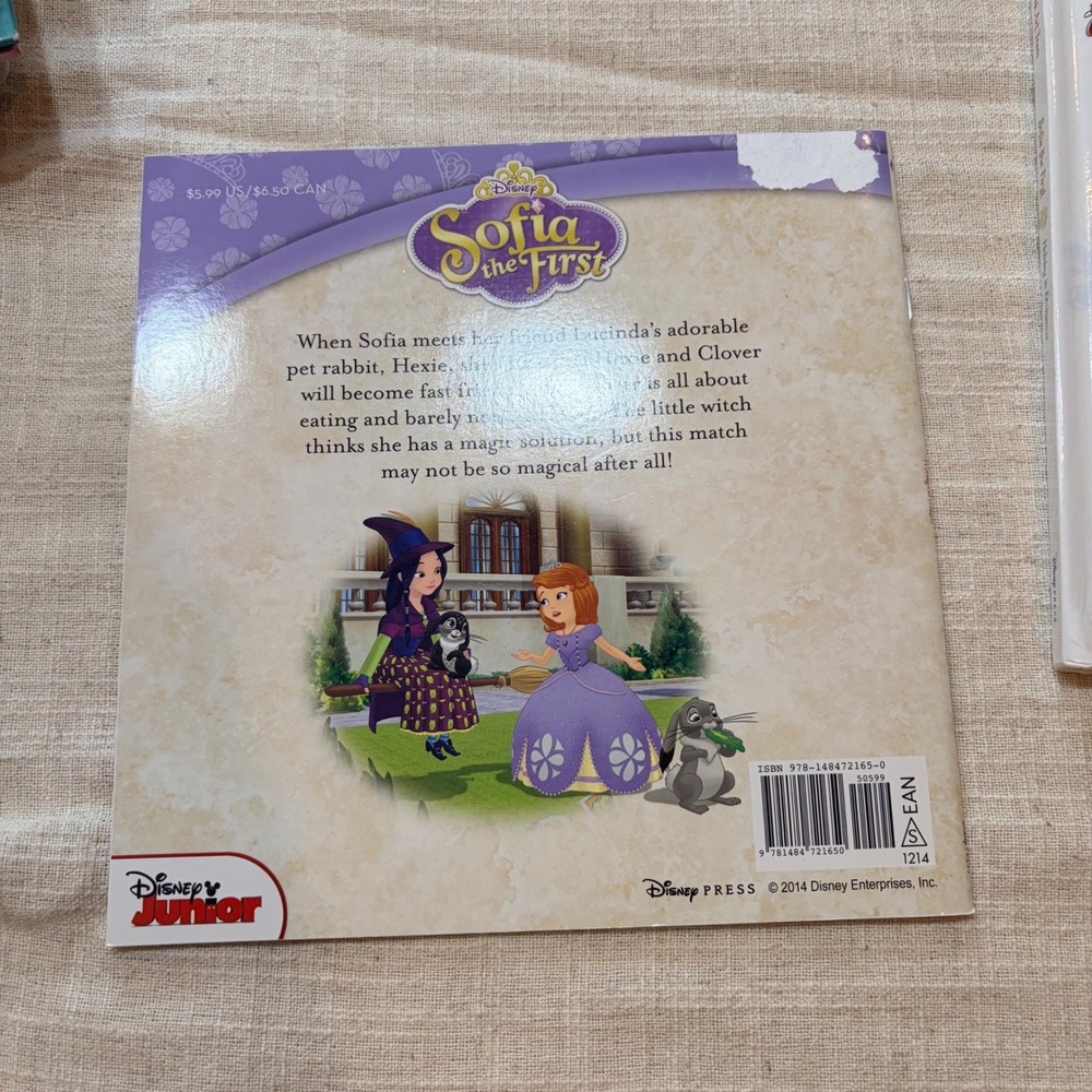 Disney Sofia the First Book Lot Holiday in Enchancia Magical Match Costume Ball - Picture 7 of 16